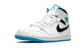 Air Jordan 1 Mid "White / Laser Blue"