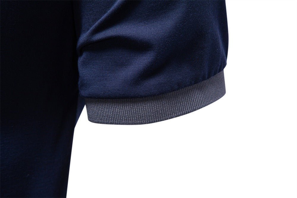 Men’s Classic Contrast Collar Polo Shirt