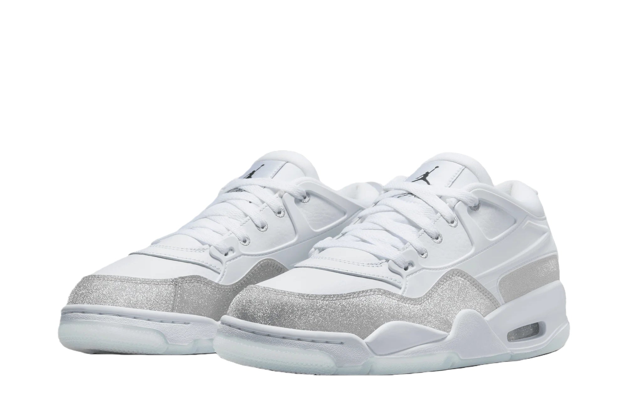 Wmns Jordan 4 RM 'White Silver Glitter'