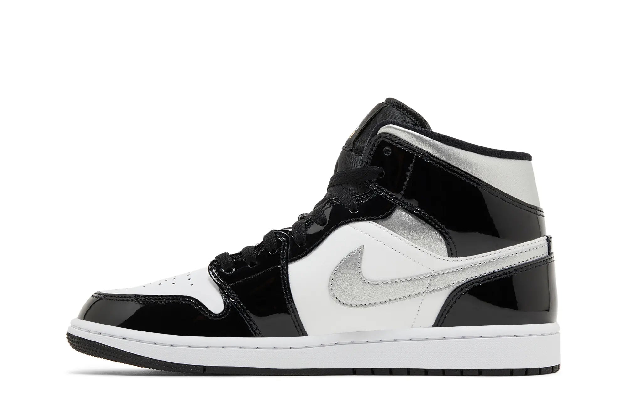 Jordan 1 Mid SE 'Black White Metallic Silver'