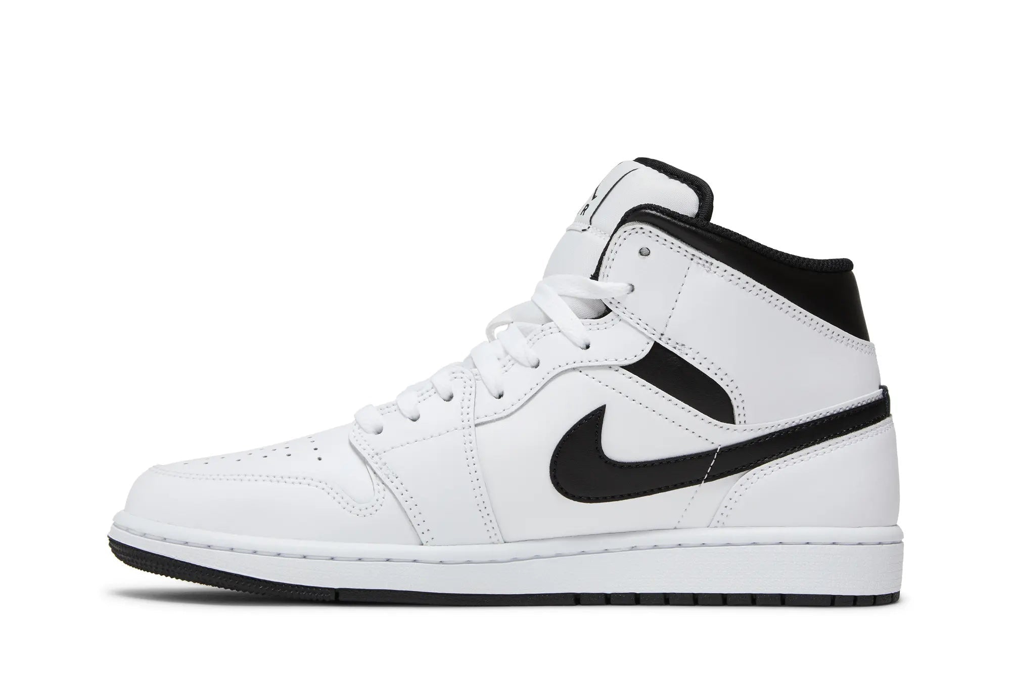 Jordan 1 Mid 'White Black'