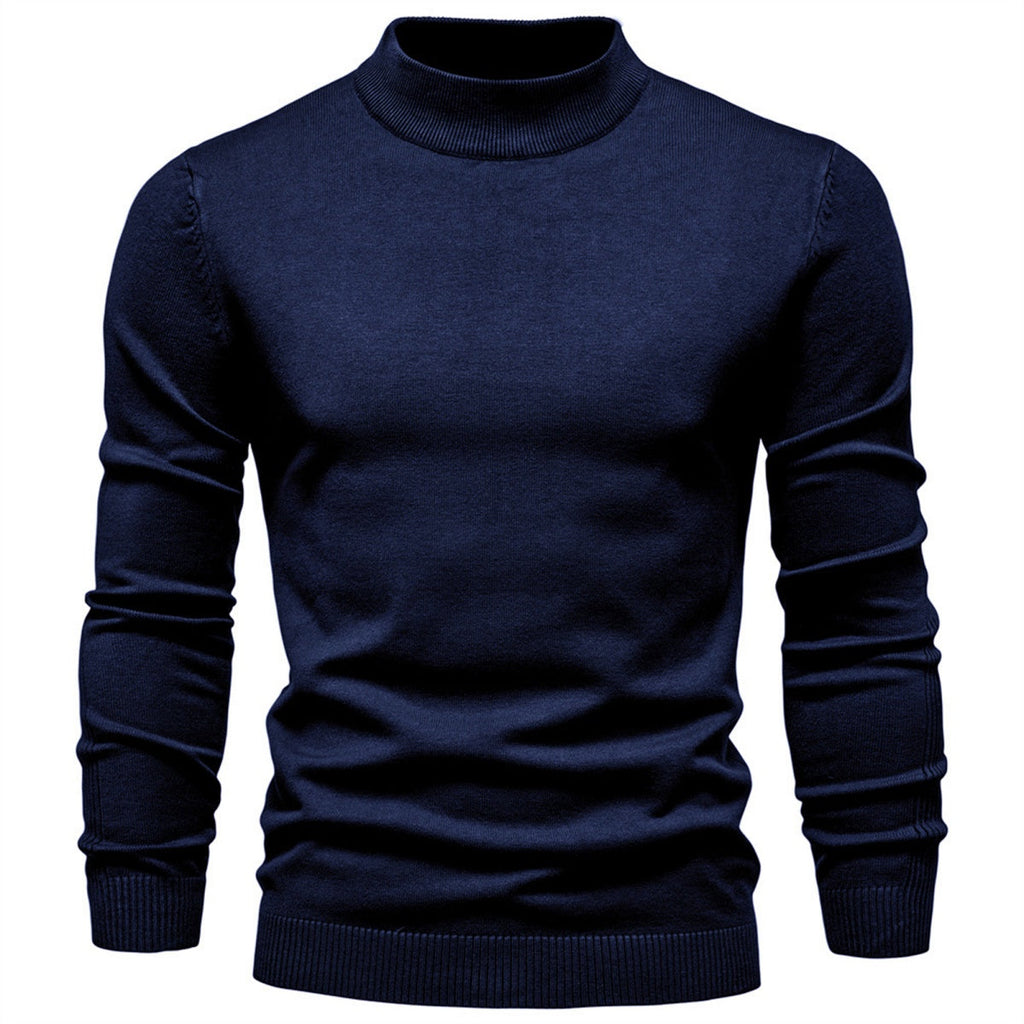 Men’s Mockneck Pullover Sweater