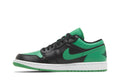 Jordan 1 Low 'Black Lucky Green'