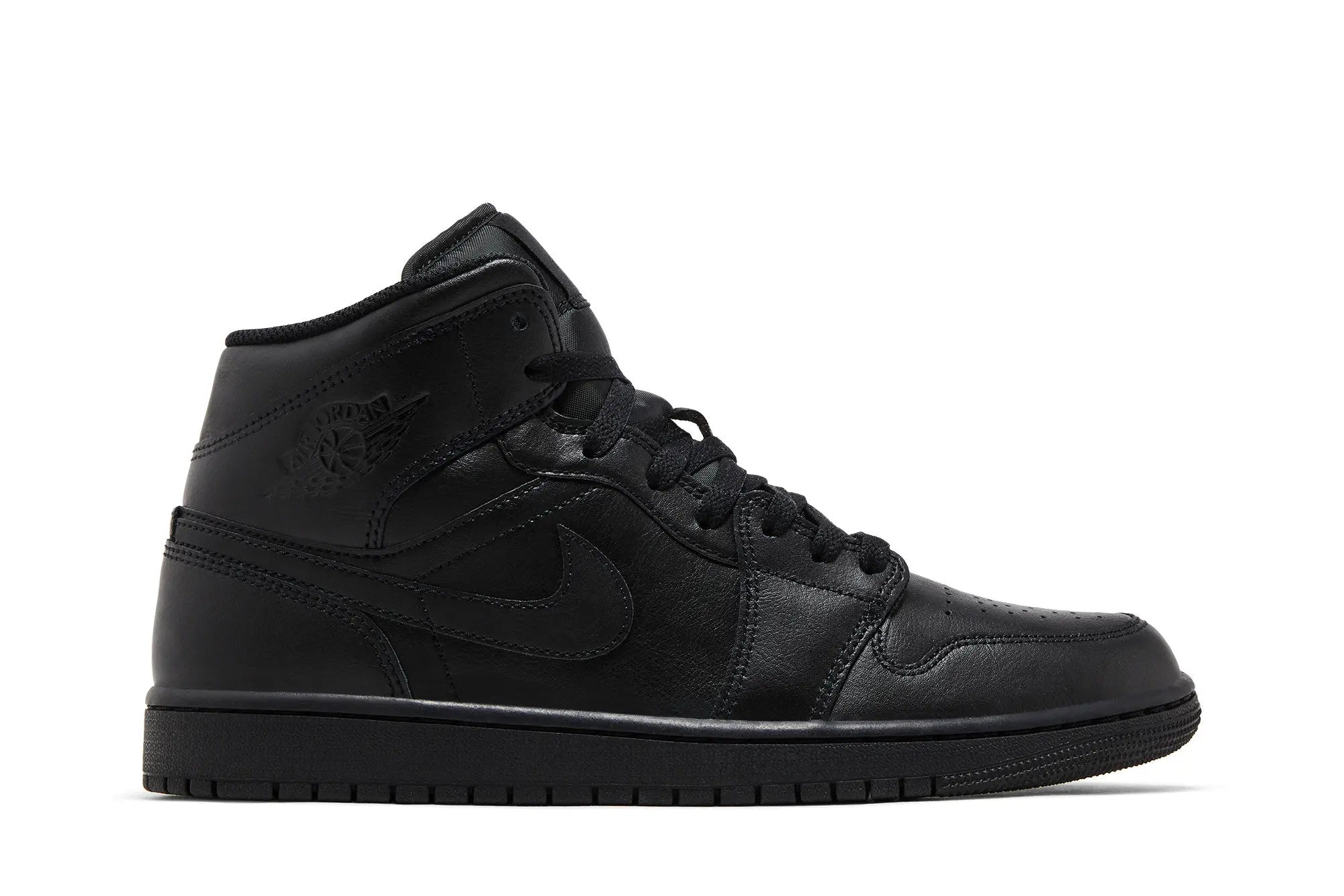 Jordan 1 Mid 'Triple Black' 2022