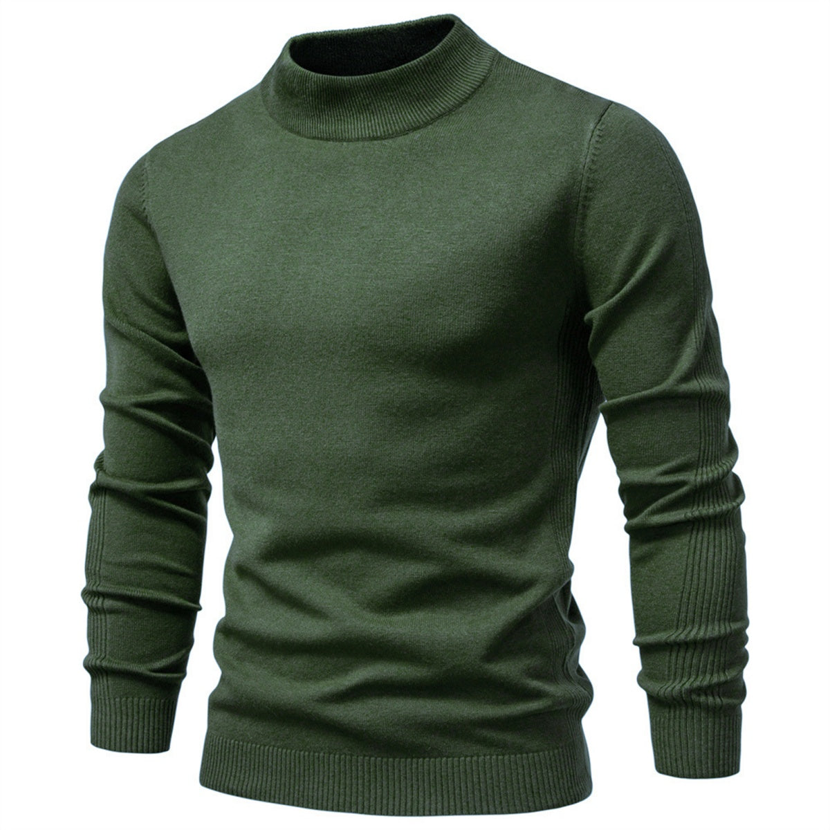 Men’s Mockneck Pullover Sweater