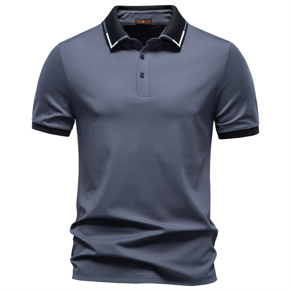 Men’s Classic Contrast Collar Polo Shirt