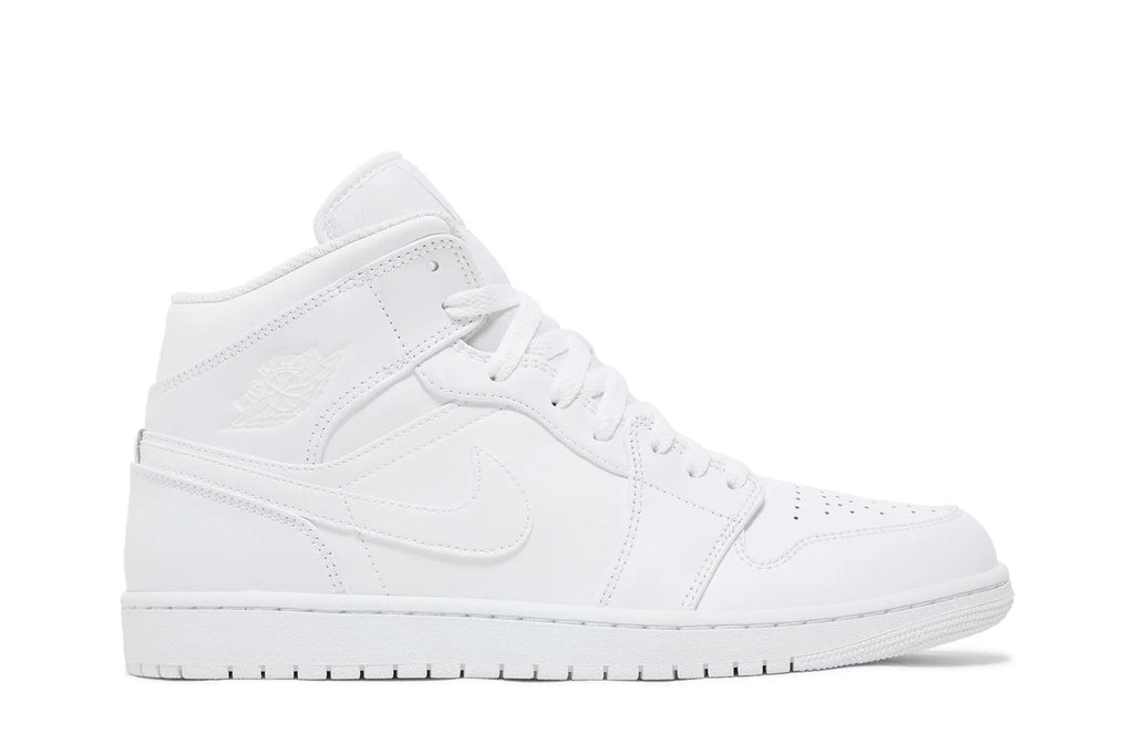 Jordan 1 Mid 'Triple White'