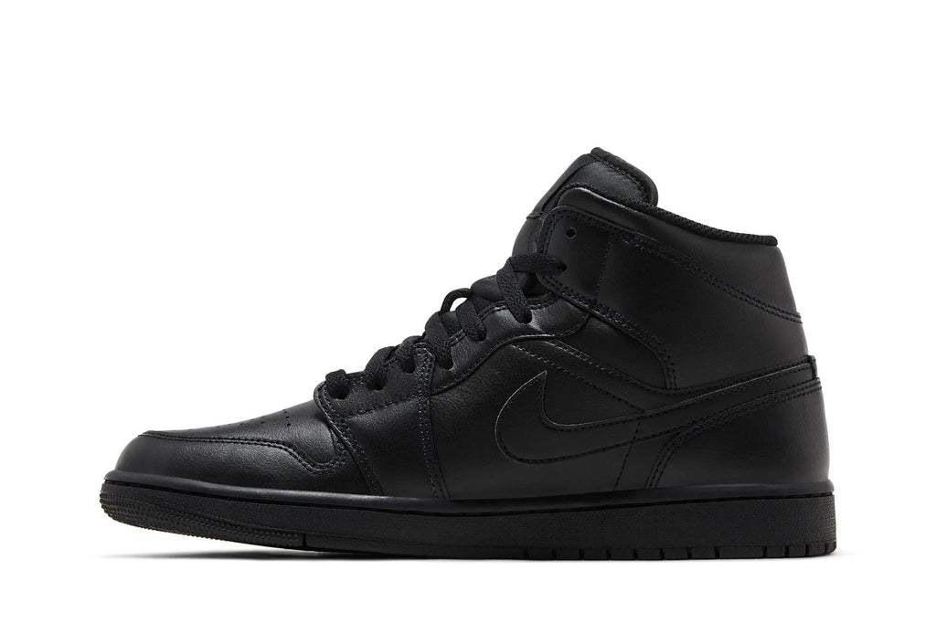 Jordan 1 Mid 'Triple Black' 2022