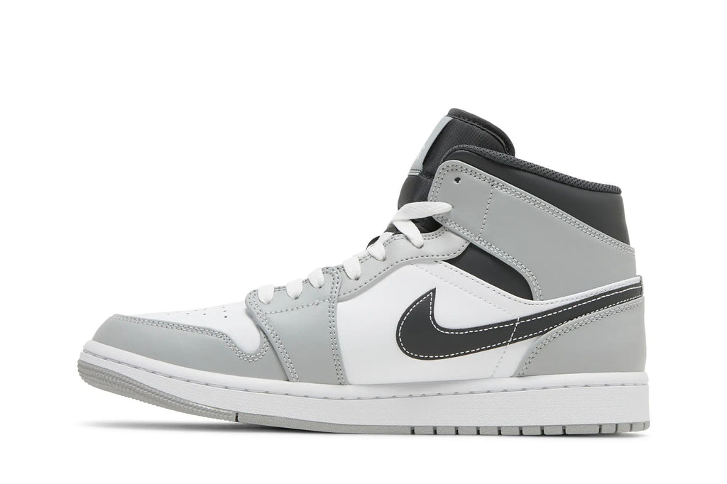 Jordan 1 Mid 'Light Smoke Grey'