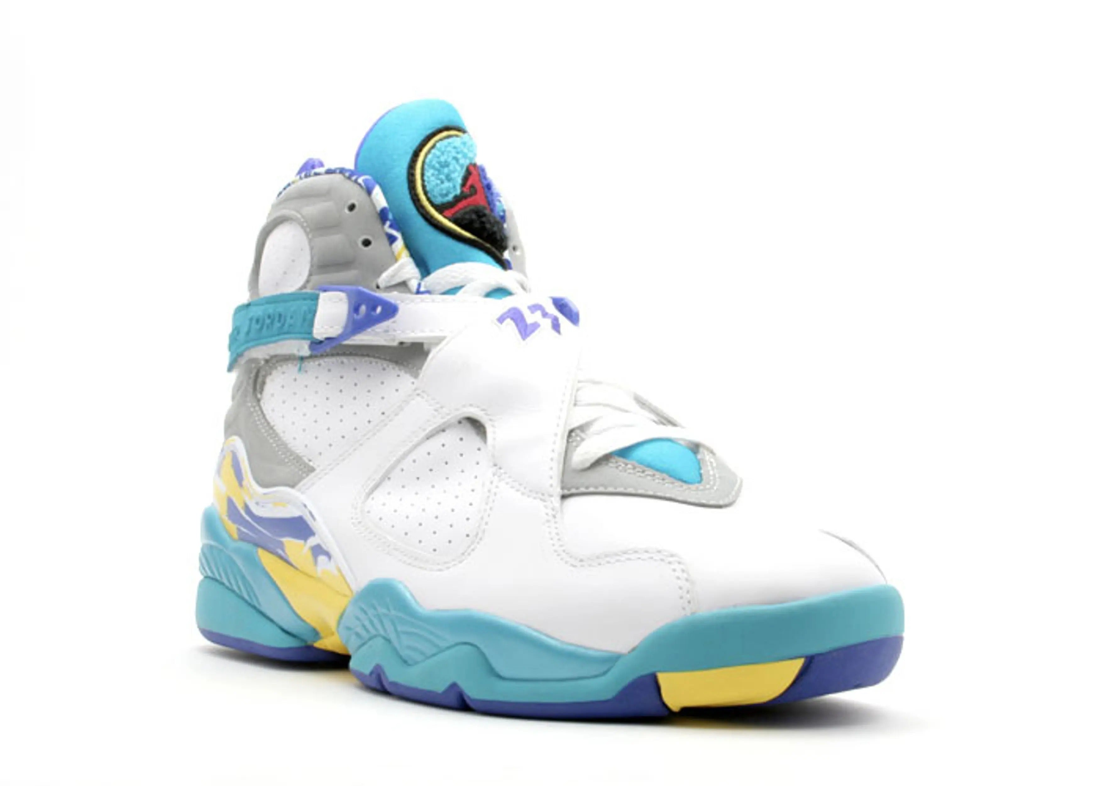 Wmns Jordan 8 Retro 'White Aqua'