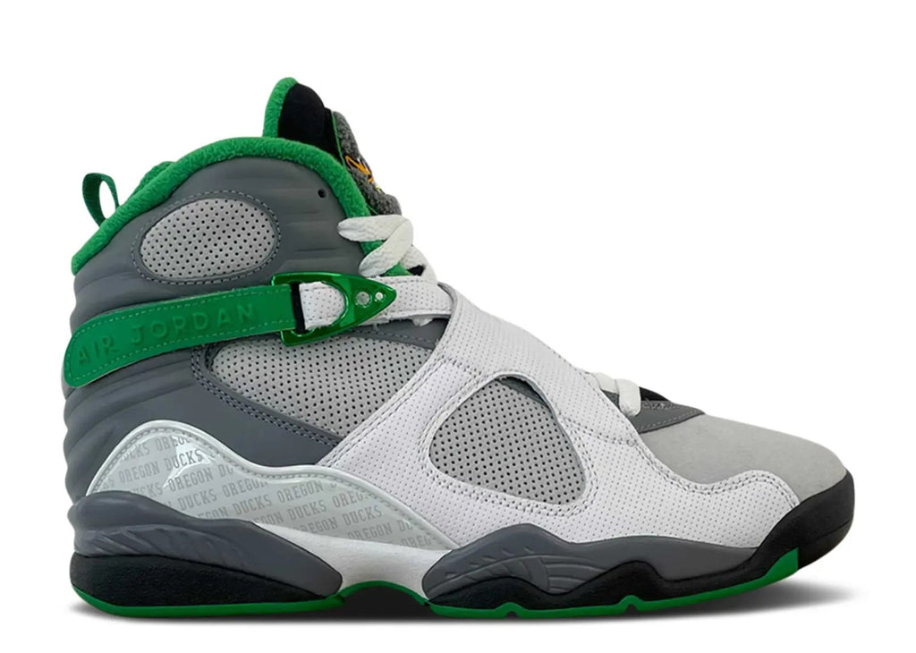 Jordan VIII 'University of Oregon - Pure Platinum' PE