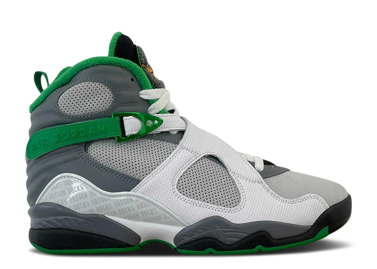 Jordan VIII 'University of Oregon - Pure Platinum' PE
