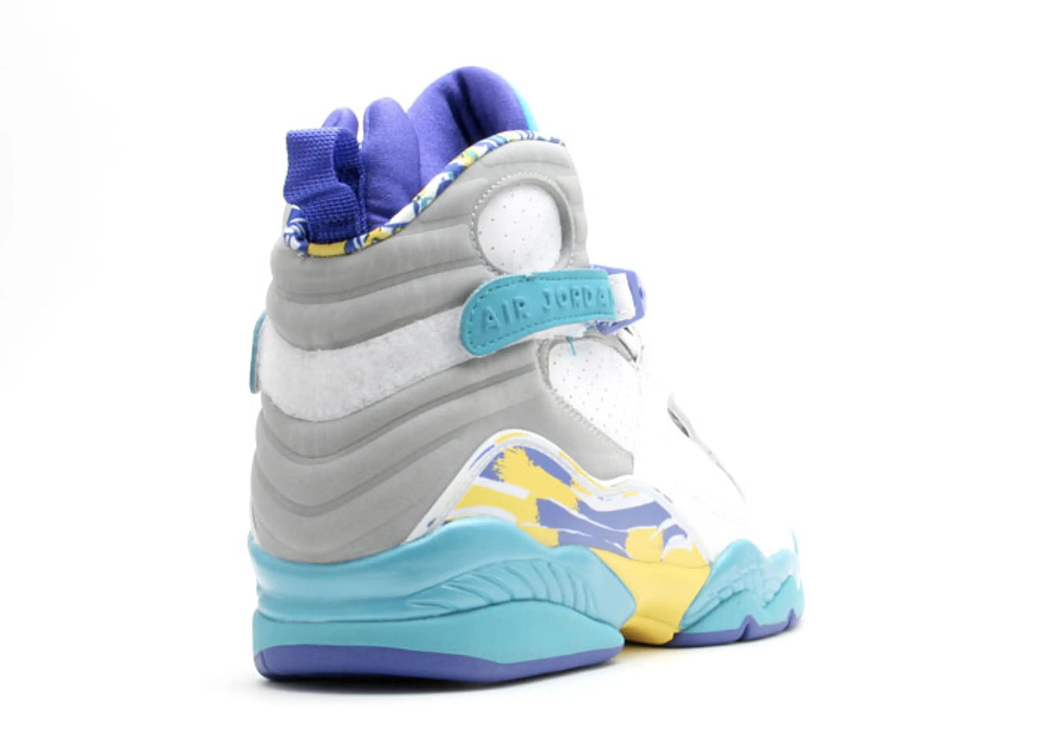 Wmns Jordan 8 Retro 'White Aqua'