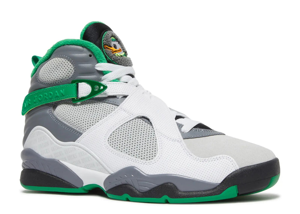 Jordan VIII 'University of Oregon - Pure Platinum' PE
