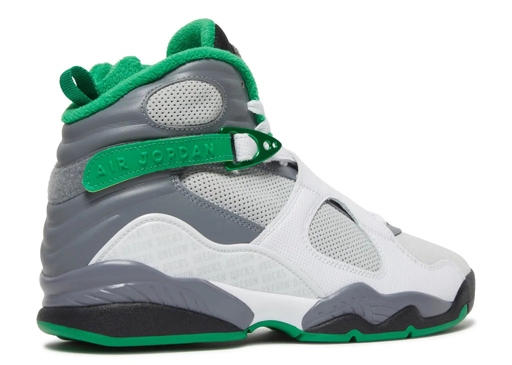 Jordan VIII 'University of Oregon - Pure Platinum' PE